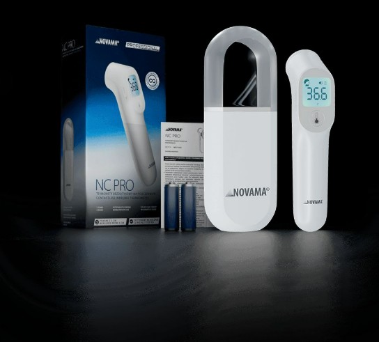 Inhalt der Verpackung des Thermometers für Kinder